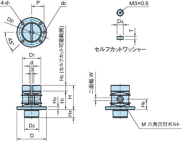 CP123 외경클램프(소경타입)
