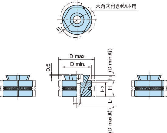 CP130 내경클램프