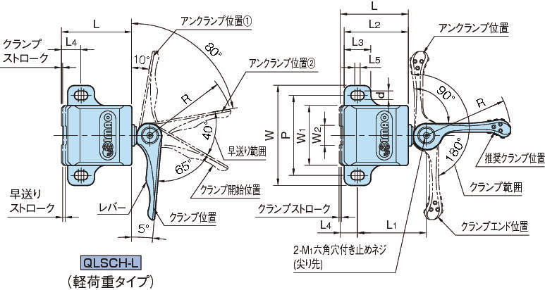 QLSCH 캠사이드클램프