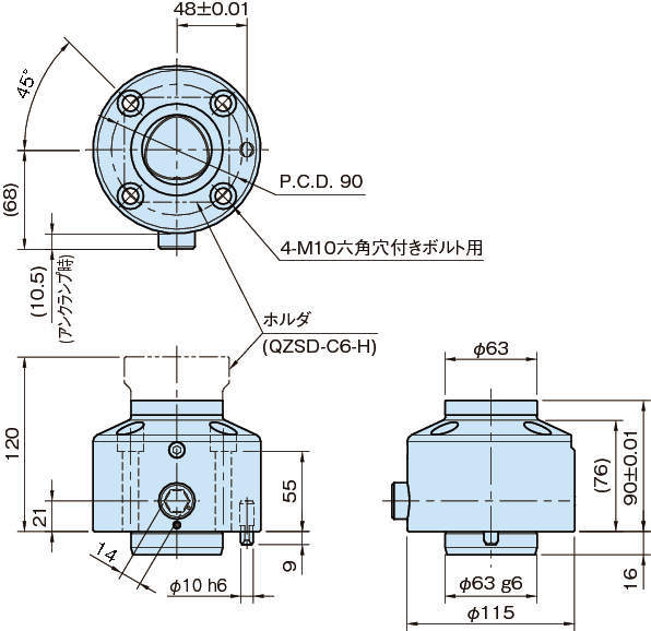 QZSD-C6-B 퀵제로세팅디바이스(베이스)