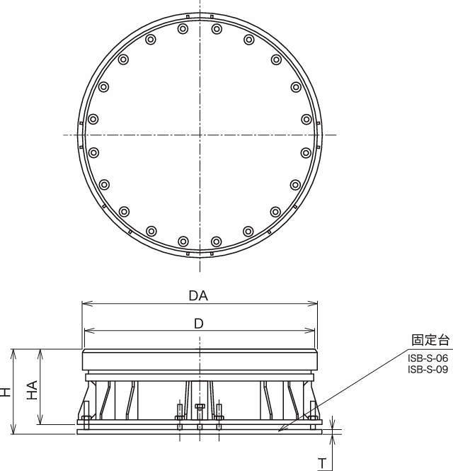 ISB-S형소형턴테이블