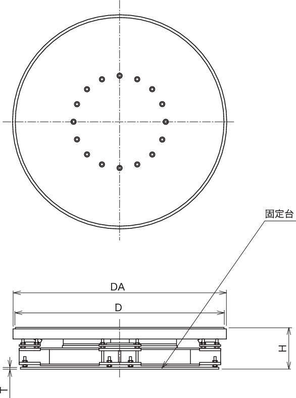 ISB-S형소형턴테이블