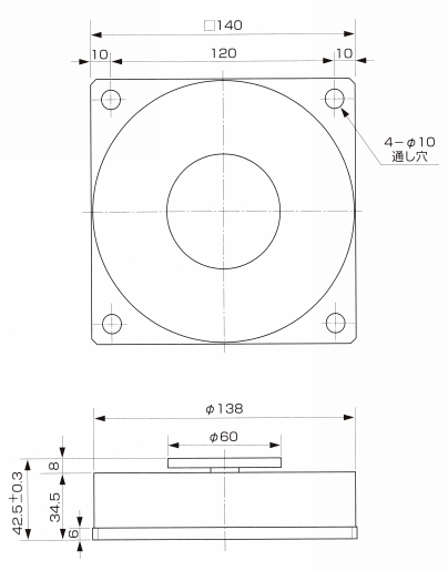 ILS형위치결정스테이지(클린룸용)
