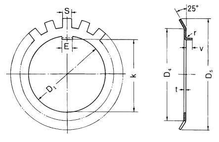 구름베어링용 와셔
