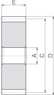 PS 플라스틱 평기어 모듈1