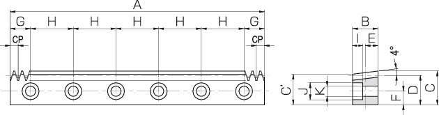 KTSCP CP 테이퍼 평기어