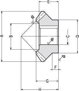 DB 성형 베벨기어