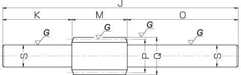 KWG 축붙이 연마 웜기어