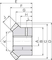 SUMA 완성 스테인레스 마이터기어