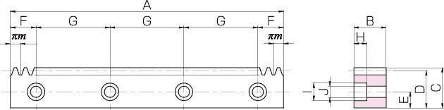 SRFD 랙기어(J시리즈)