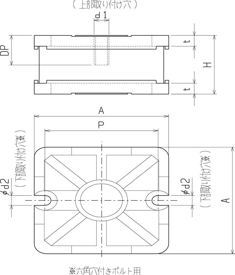 빌트인방진마운트(중(M)량형)