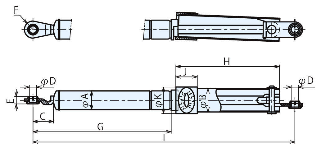 가스스프링(록붙이)
