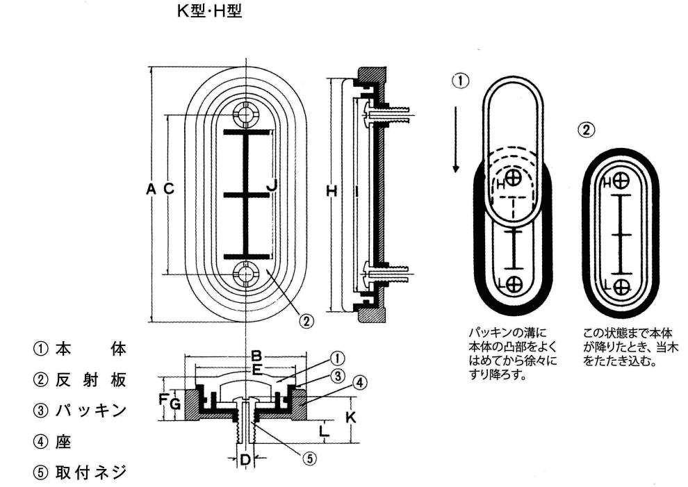 K형·H형·KP형·KS형(나사고정식)