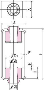 조형방진고무 RF