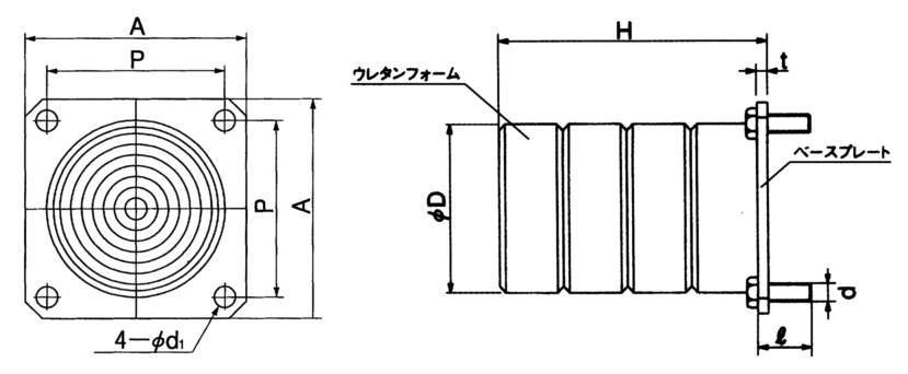 하이버퍼  KUB(발포우레탄완충기)