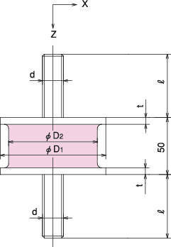 높이일정원형방진고무 KHA
