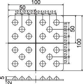소프트실리콘방진패드 QHS
