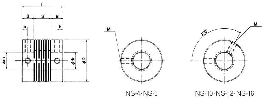 노바·커플링 NS(세트스크류)