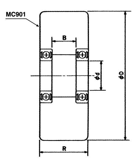 폴리펜코롤러 MC-R2BP·R2BW