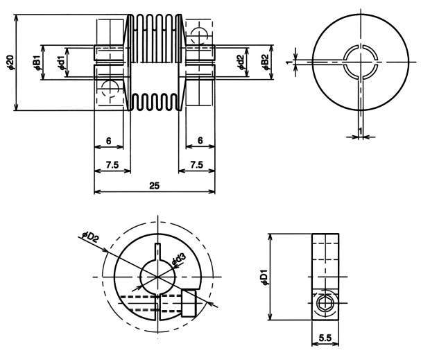 벨로즈커플링 NA시리즈(콜렛타입)