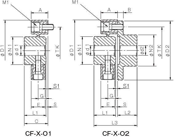 센터플렉스커플링 CF-X