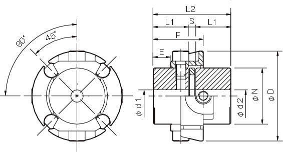 센터플렉스커플링 CF-B