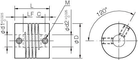헬리컬커플링 1441·3000모델