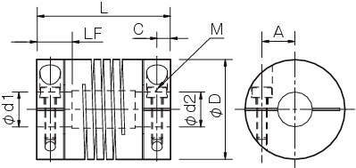 헬리컬커플링 1441·3000모델