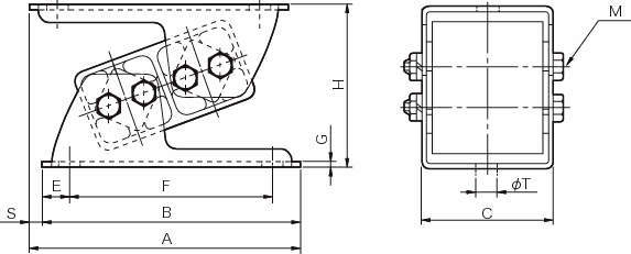 로스타방진마운트 ESL모델