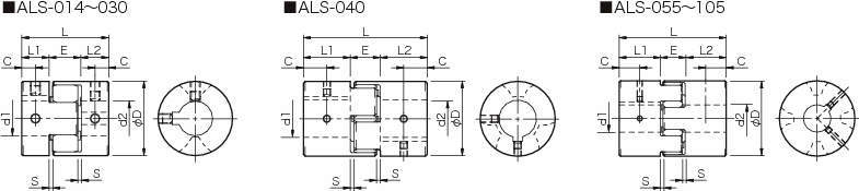 스타플렉스커플링(키·고정나사타입)