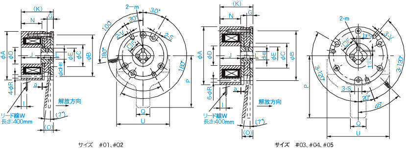 무여자작동형브레이크 BXW형