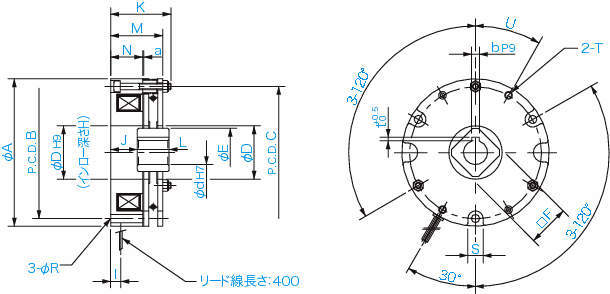 무여자작동형브레이크 BXL형