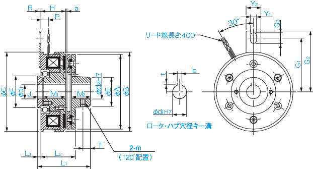 CS형 여자클러치(베어링취부)