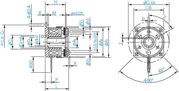 마이크로여자클러치 102형(플랜지취부)
