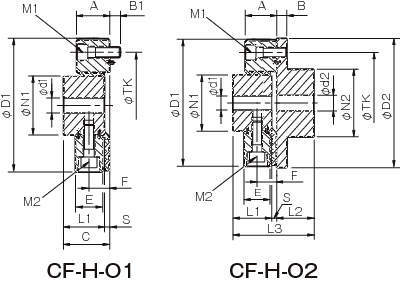 센터플렉스커플링 CF-H