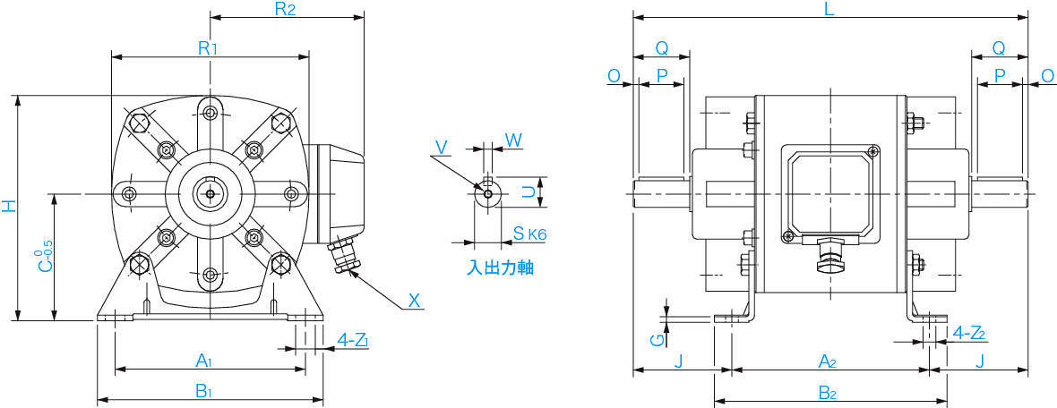 180형 클러치·브레이크유니트(밀폐형)