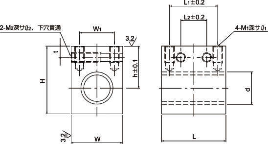 블록타입 너트 BSTBR시리즈(오른나사)