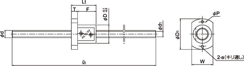 전조볼나사 MV·MY시리즈(정도등급 C10)