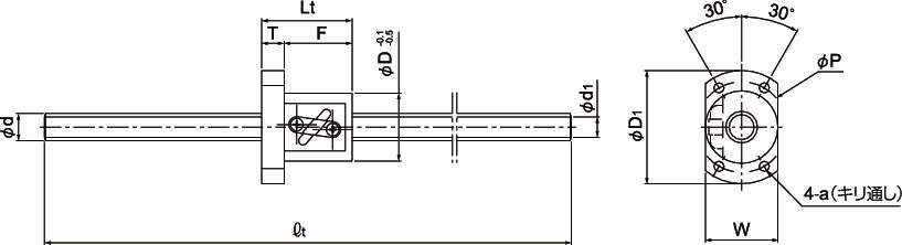 전조볼나사 MV·MY시리즈(정도등급 C10)