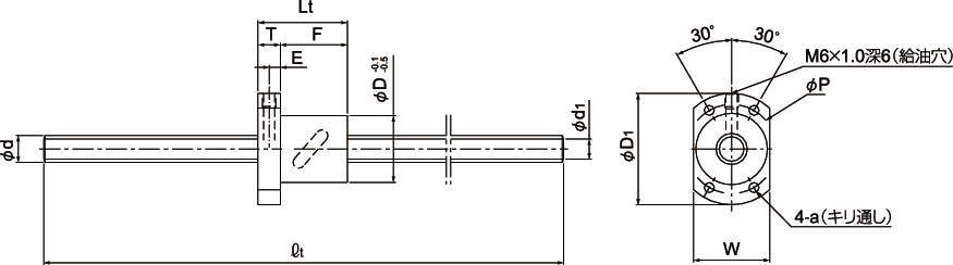 전조볼나사 MV·MY시리즈(정도등급 C10)