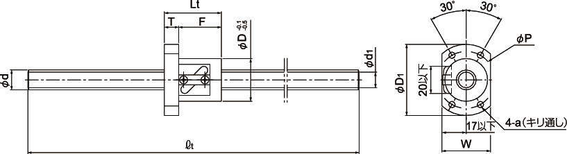 전조볼나사 MV·MY시리즈(정도등급 C10)