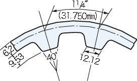 타이밍벨트 XH형(클로로플렌고무)