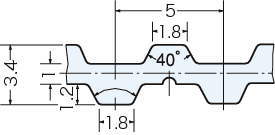 타이밍벨트 T5형(폴리우레탄)