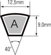 e-POWER V벨트 랩드노치드타입 AN형
