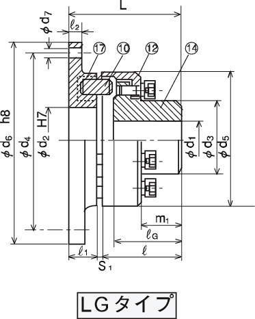 찬커플링 노멕스시리즈 LG타입