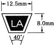 박형V벨트 LA형