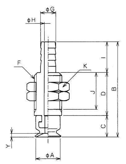 평형피팅붙이 고정식금구붙이 패드 PFTK·PFYK