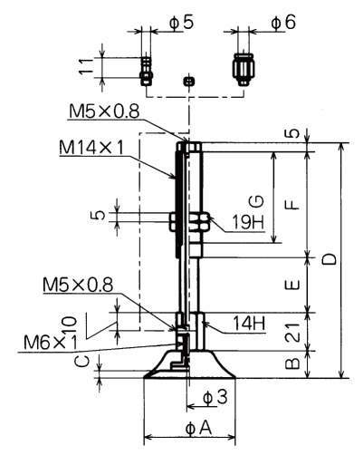 평형버퍼식금구붙이 패드 NAPFTS·NAPFYS