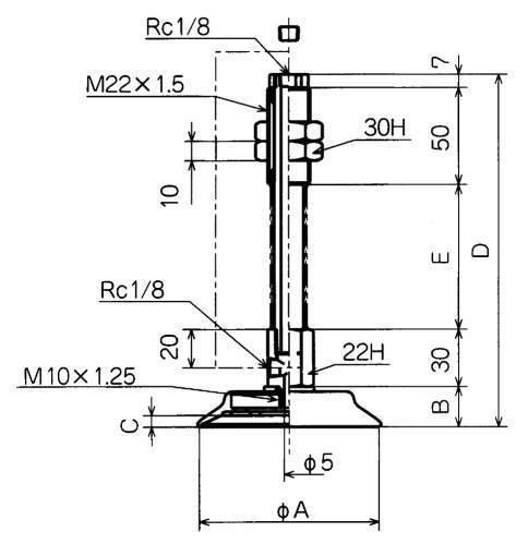 평형버퍼식금구붙이 패드 NAPFTS·NAPFYS