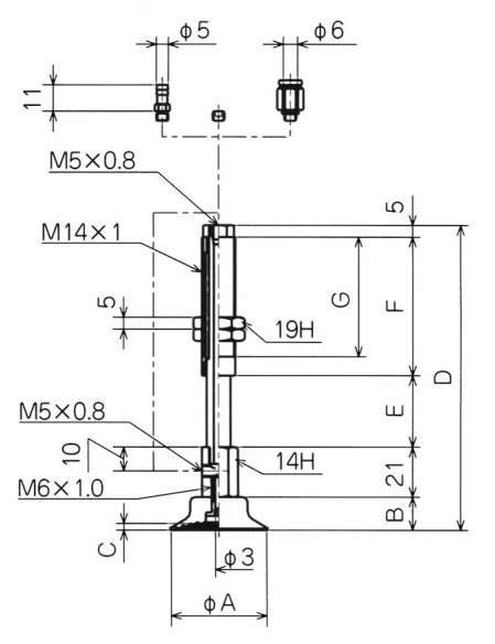 기름홈붙이버퍼식금구붙이 패드 NAPFOTS·NAPFOYS